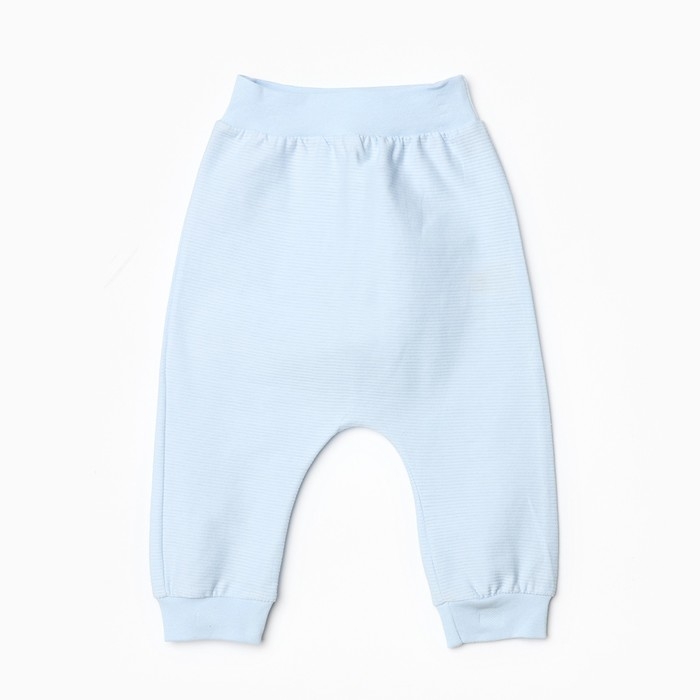 Комплект детский (3 предмета), цвет голубой, рост 62 см