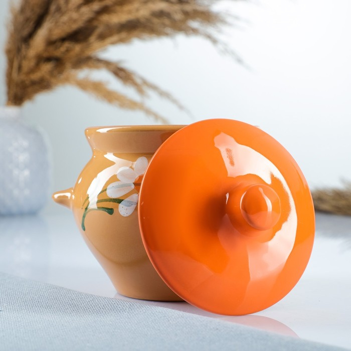 Набор горшков №5 с ручками 4х0,5л, МИКС Набор горшков №5 с ручками 4х0,5л, МИКС