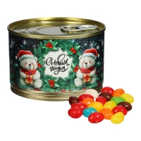 Новый год. Мармеладные бобы "С Новым Годом!", в консервной банке, 100 г