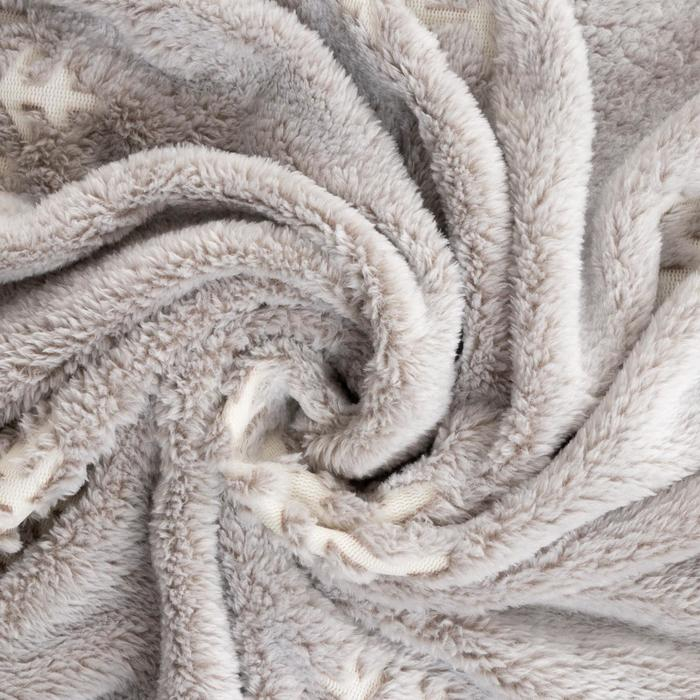 Плед светящийся в темноте Этель &laquo;Снежинки&raquo; 150*200 см,100% п/э, корал-флис, 220 гр/м2