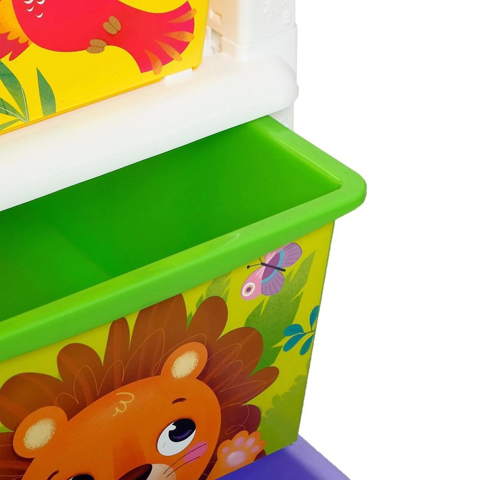 Комод детский &laquo;Дружные зверята&raquo;, 3 секции