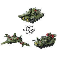 Конструктор Безграничные Идеи «Военная техника», 3 в 1, 329 деталей Конструктор Безграничные Идеи «Военная техника», 3 в 1, 329 деталей