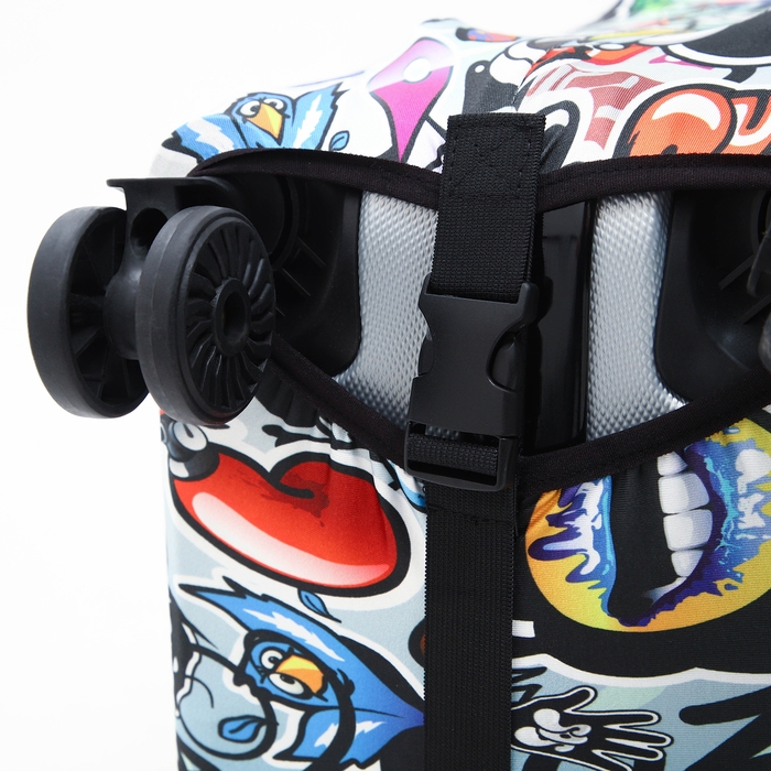 Чехол на чемодан 24 Чехол на чемодан 24", цвет разноцветный