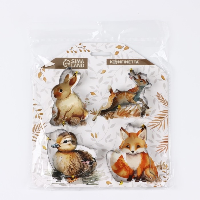 Набор форм для печенья &laquo;Милашки&raquo;, 4 шт