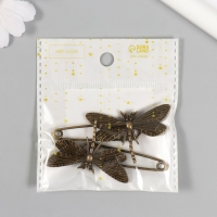 Булавка металл "Стрекоза" 6,5х3,1 см