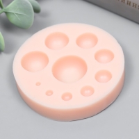 Молд силиконовый "Полусферы" (10шт) от 3мм до 2,1см МИКС Молд силиконовый "Полусферы" (10шт) от 3мм до 2,1см МИКС