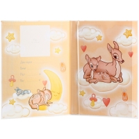 Папка для свидетельства о рождении, 1 файл 21х30 см, Бэмби Папка для свидетельства о рождении, 1 файл 21х30 см, Бэмби