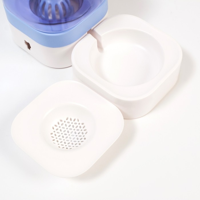 Автокормушка со съёмной крышкой, контейнер 1,8 л, фиолетовая Автокормушка со съёмной крышкой, контейнер 1,8 л, фиолетовая