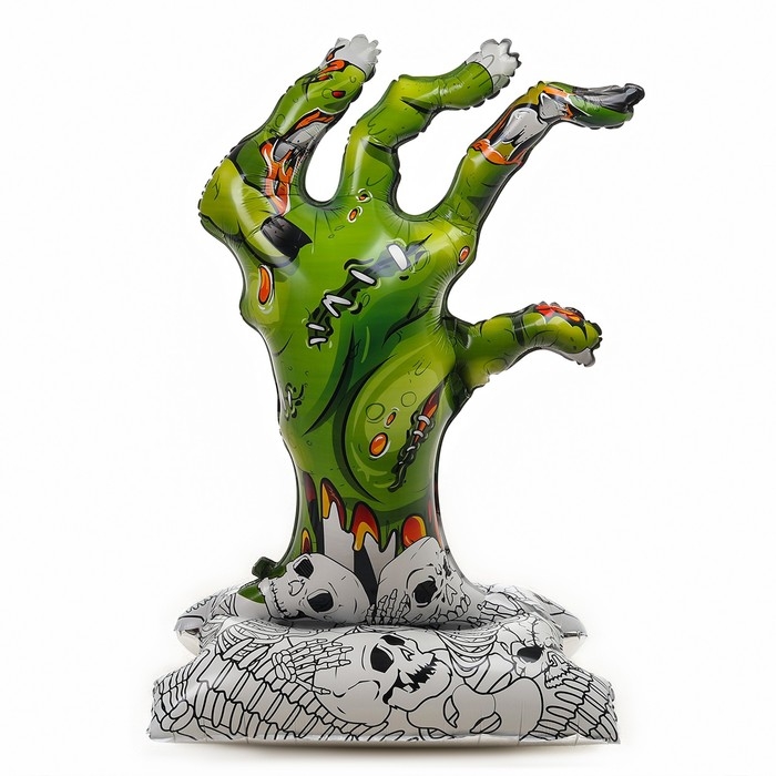 Шар фольгированный 49" &laquo;Руки зомби&raquo;, на подставке