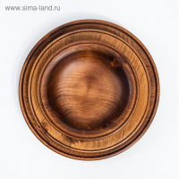 Набор тарелок из натурального кедра Mаgistrо, 3 шт, 27,5&times;3 см, 23,5&times;4 см, 19&times;4,5 см, цвет шоколадный