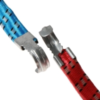 Резинка для крепления багажа TORSO, 100 см, d1.75 мм, металлические крючки, МИКС, набор 2 шт Резинка для крепления багажа TORSO, 100 см, d1.75 мм, металлические крючки, МИКС, набор 2 шт