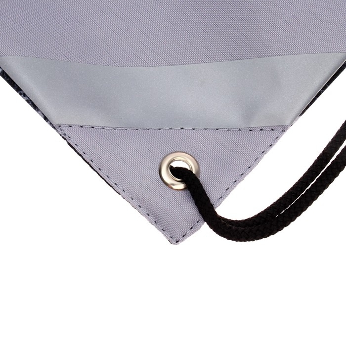 Мешок для обуви с карманом 500 х 410 мм, Erich Krause, плотность 300D, светоотражающая полоса, вентилируемый, Downhill Мешок для обуви с карманом 500 х 410 мм, Erich Krause, плотность 300D, светоотражающая полоса, вентилируемый, Downhill