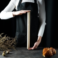 Скалка прямая Доляна, 40&times;3 см, берёза