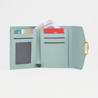 Кошелёк женский на кнопке, цвет мятный Кошелёк женский на кнопке, цвет мятный