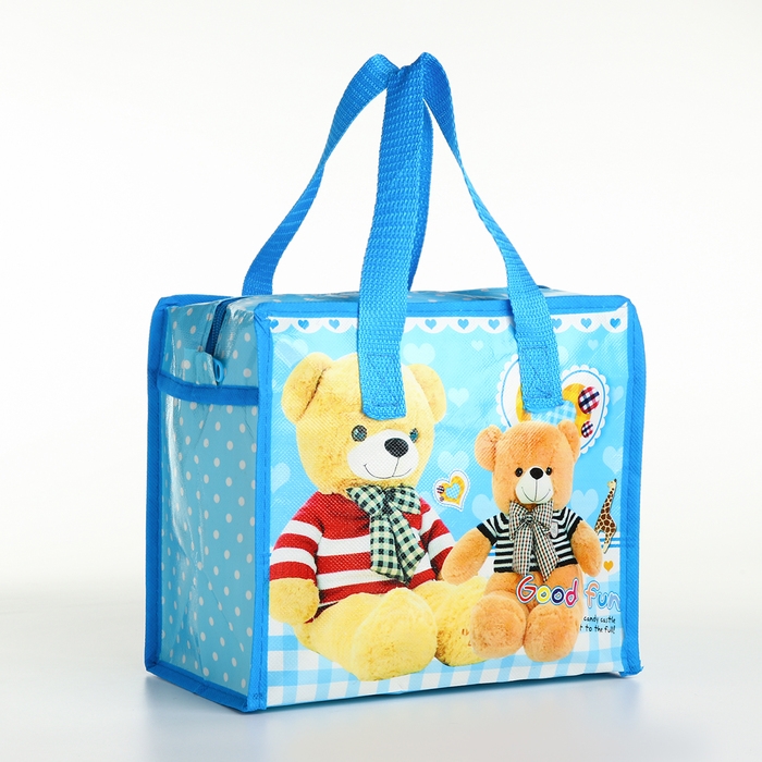 Сумка детская на молнии, цвет голубой Сумка детская на молнии, цвет голубой