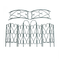 Арка садовая, разборная, 230 &times; 125 &times; 36,5 см, металл, зелёная