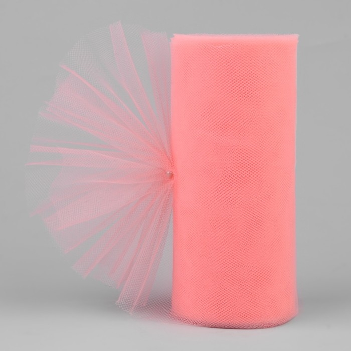 Фатин, 15 см, 11 &plusmn; 1 г/кв.м, 23 &plusmn; 1 м, цвет персиковый №8