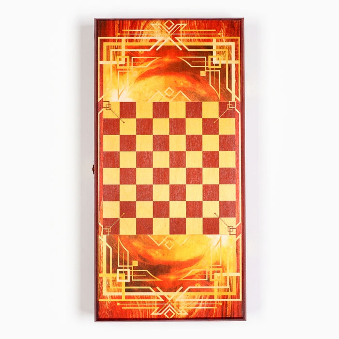 Нарды деревянные большие, настольная игра Нарды деревянные большие, настольная игра "Богатырь", 40 х 40 см, с шашками