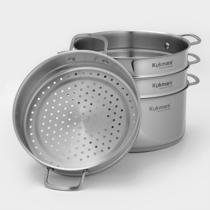 Мантоварка 3в1, 6 л, d=26 см, 3 секции, стеклянная крышка, капсульное дно, индукция Мантоварка 3в1, 6 л, d=26 см, 3 секции, стеклянная крышка, капсульное дно, индукция