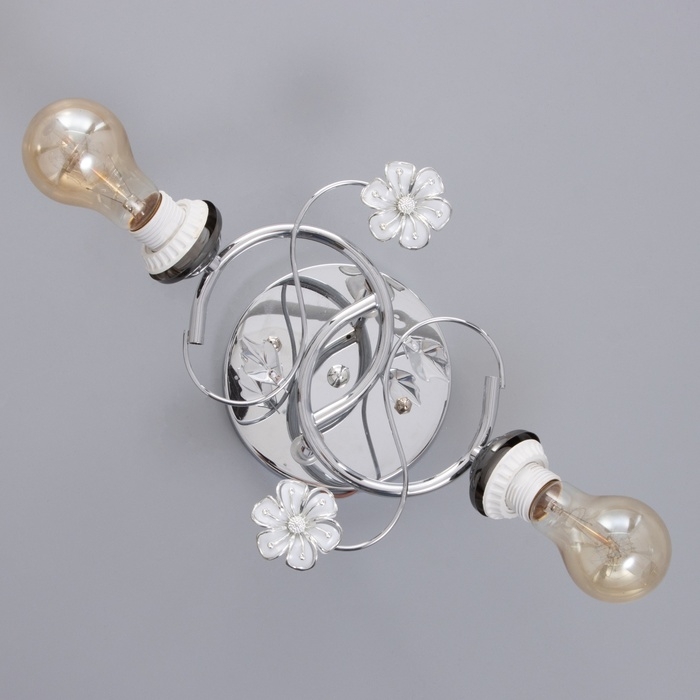 Люстра "Адена"БП 2х40Вт Е27 Хром МОДЕЛЬ: 2612380