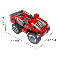 Конструктор гоночная машина &laquo;Супергонщик&raquo; KEYIXING Assembling Master, 3 в 1, 143 детали, 6+