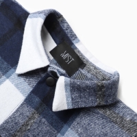 Рубашка мужская в клетку MIST, размер 52, синий