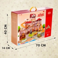 Дом для кукол «Мой милый дом», с куклами 2 шт., 298 деталей, с аксессуарами Дом для кукол «Мой милый дом», с куклами 2 шт., 298 деталей, с аксессуарами