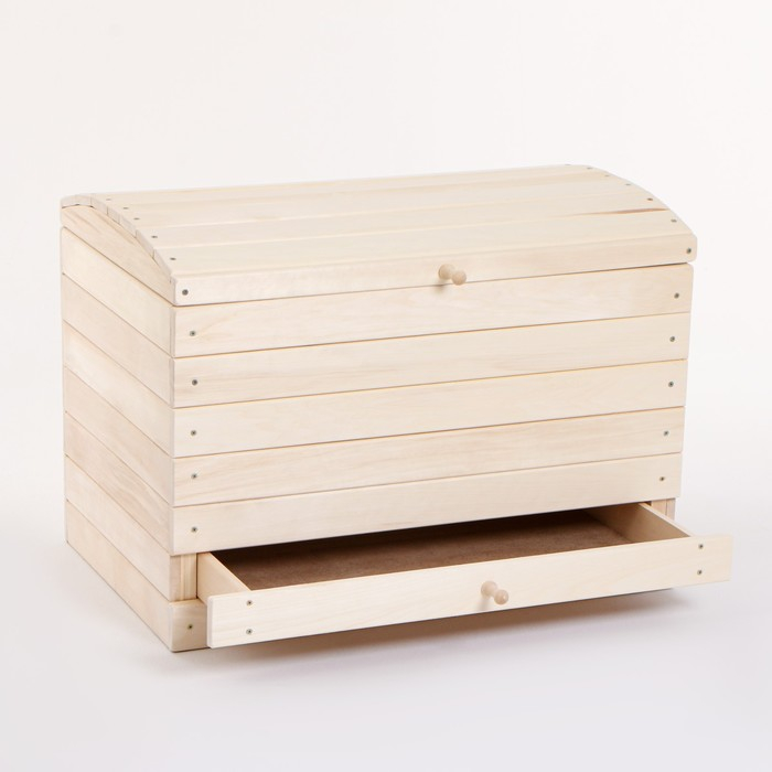 Комод деревянный сундук Комод деревянный сундук "Глобус", 80×50×57см, "Добропаровъ"