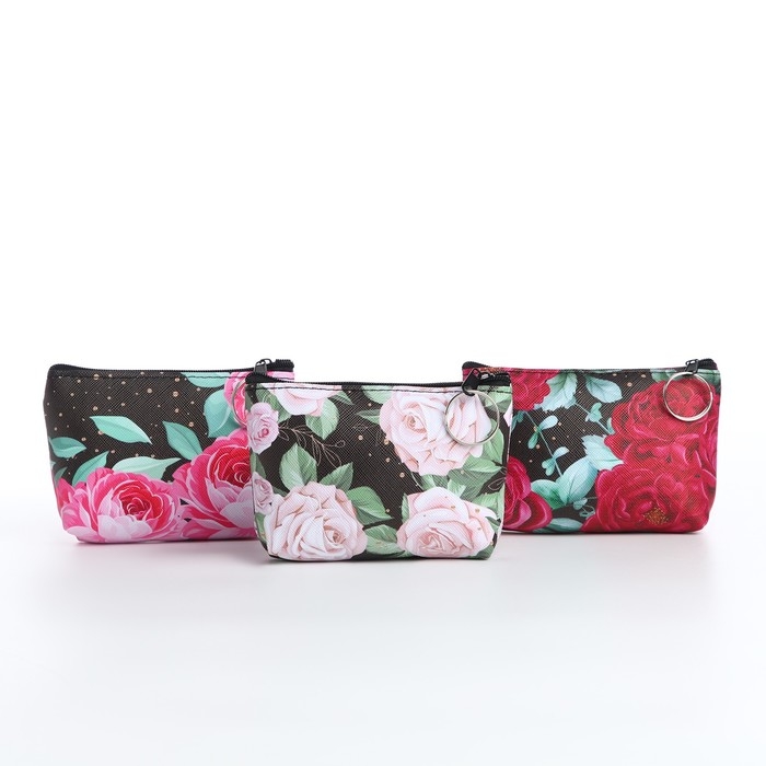 Кошелёк женский на молнии, цвет МИКС Кошелёк женский на молнии, цвет МИКС