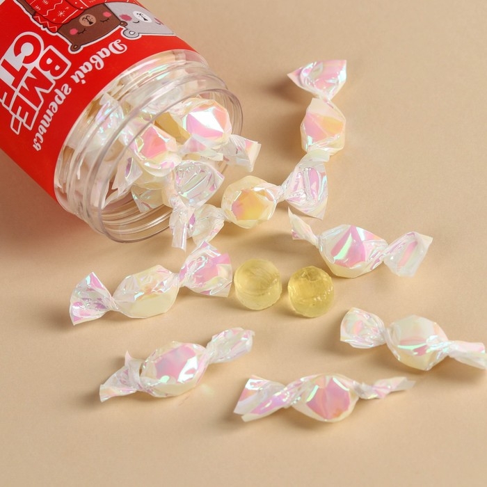 Новый год! Леденцы в банке - мишка &laquo;Новый год: Вместе&raquo;, 50 г.