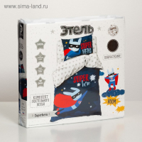 Постельное бельё &laquo;Этель&raquo; 1.5 сп Super hero 143*215 см, 150*214 см, 50*70 см -1 шт,100% хл, бязь