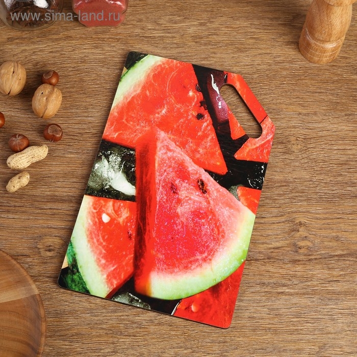 Доска разделочная Доска разделочная "Сочный арбуз" 27х18 см