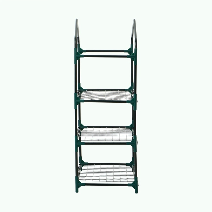 Парник-стеллаж, 3 полки, 110 &times; 40 &times; 65 см, металлический каркас d = 16 мм, чехол плёнка 80 мкм, Greengo
