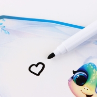 Магнитная доска с полем для записи и фломастером &laquo;Алмаз&raquo;, на Новый Год, 16,1 х 11,4 см