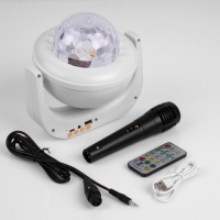 Световой прибор «Караоке» 20 см, динамик, микрофон, свечение RGB, 5 В Световой прибор «Караоке» 20 см, динамик, микрофон, свечение RGB, 5 В