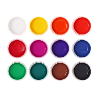 Краска акриловая, набор 12 цветов х 20 мл, "Луч" художественные