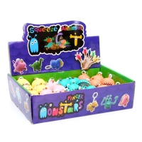 Мялка &laquo;Зубастик&raquo;, на брелоке, цвета МИКС