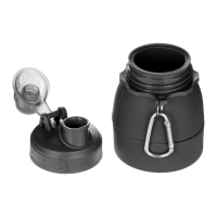 Бутылка для воды складная, 600 мл, силиконовая Бутылка для воды складная, 600 мл, силиконовая