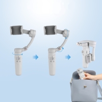 Стабилизатор трехосевой M1, 6.5В, 2500мАч, в комплекте трипод, кабель Туре-С, серый Стабилизатор трехосевой M1, 6.5В, 2500мАч, в комплекте трипод, кабель Туре-С, серый