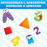 Книги картонные набор &laquo;Азбука и счёт&raquo;, 4 шт., по 10 стр., МИКС