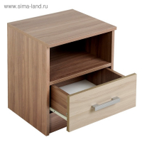Тумба прикроватная Эко 400х375х468 Ясень шимо светлый/темный