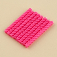 Свечи для торта, розовые, 16 шт., 6,5 х 0,5 см Свечи для торта, розовые, 16 шт., 6,5 х 0,5 см