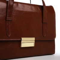 Сумка-мессенджер на клапане, цвет коричневый Сумка-мессенджер на клапане, цвет коричневый