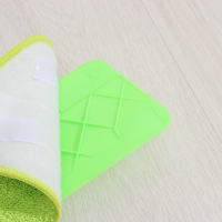 Швабра для мытья пола плоская Доляна, насадка на липучке из микрофибры 40&times;14 см, 40 гр, телескопическая ручка 80(120) см