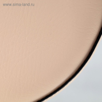 Стул барный "Бари премиум", Серебристый металлик/Молочный