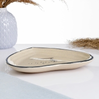 Тарелка "Сердце" 23х22см, лирика