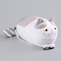 Рюкзак детский плюшевый для девочки &laquo;Кот&raquo;, 30 х 7 х 20 см