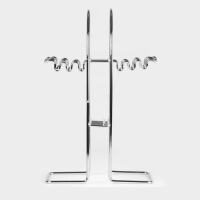 Набор столовых приборов из нержавеющей стали &laquo;Золото&raquo;, 24 предмета, на подставке, цвет золотой