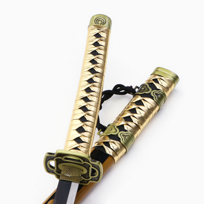 Сувенирное оружие Сувенирное оружие "Катана Мика" 103 см, клинок 68 см, чёрная, на подставке