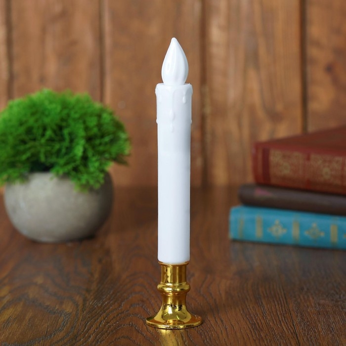 Свеча светодиодная &laquo;Вдохновение&raquo;, цвет белый